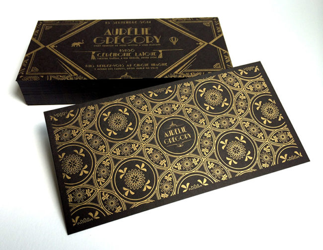 Badcass - Faire-part de mariage en letterpress