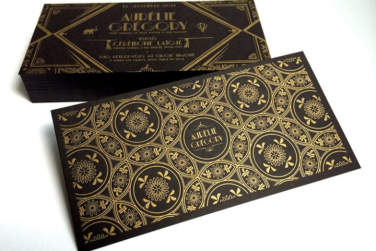 Badcass - Faire-part de mariage en letterpress