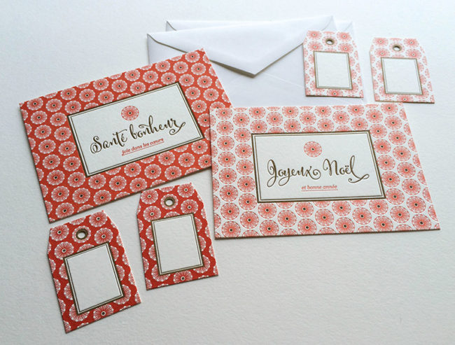 Badcass - Carte de Noël en letterpress