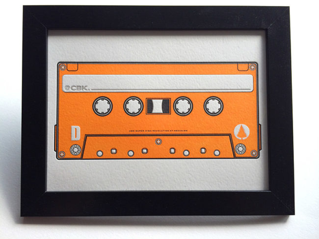 Badcass - Affiche en letterpress