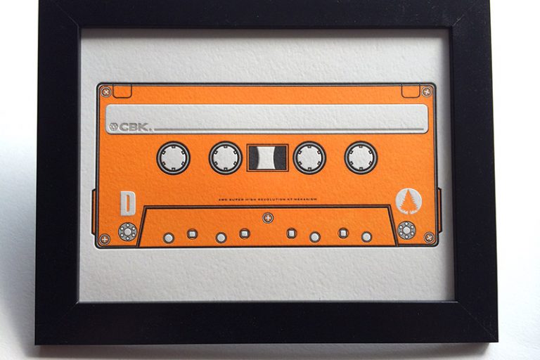 Badcass - Affiche en letterpress