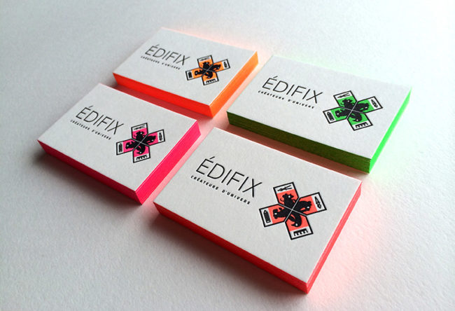 Badcass - Carte de visite en letterpress - Décoration d'intérieur