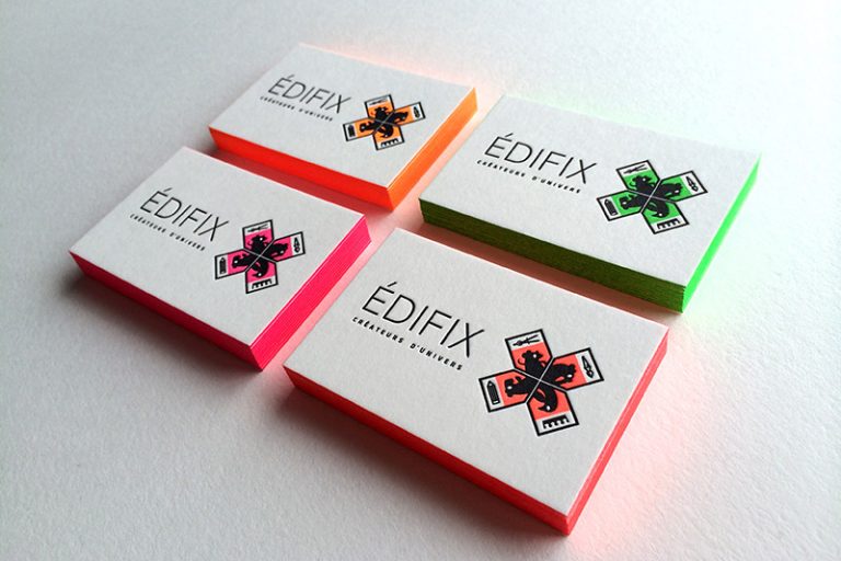 Badcass - Carte de visite en letterpress - Décoration d'intérieur