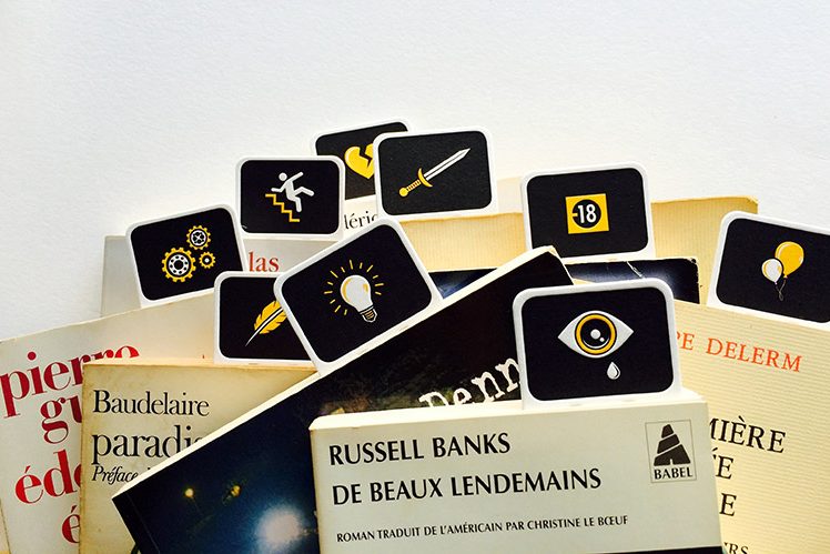 Badcass - Lot de marque-pages en letterpress