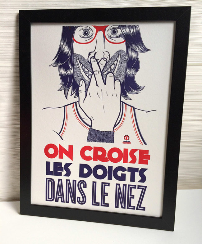Badcass - Affiche en letterpress
