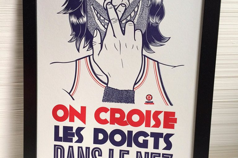 Badcass - Affiche en letterpress