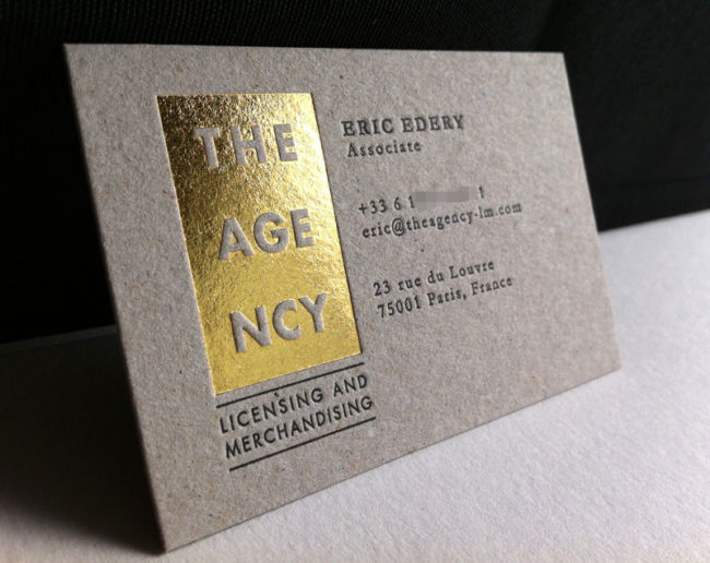 Badcass - Carte de visite en letterpress - Licensing and merchandising