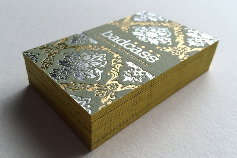 Badcass - Carte de visite en letterpress - Design & letterpress