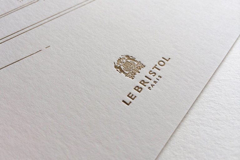 Badcass - Menu en letterpress - Restaurant Le Bristo