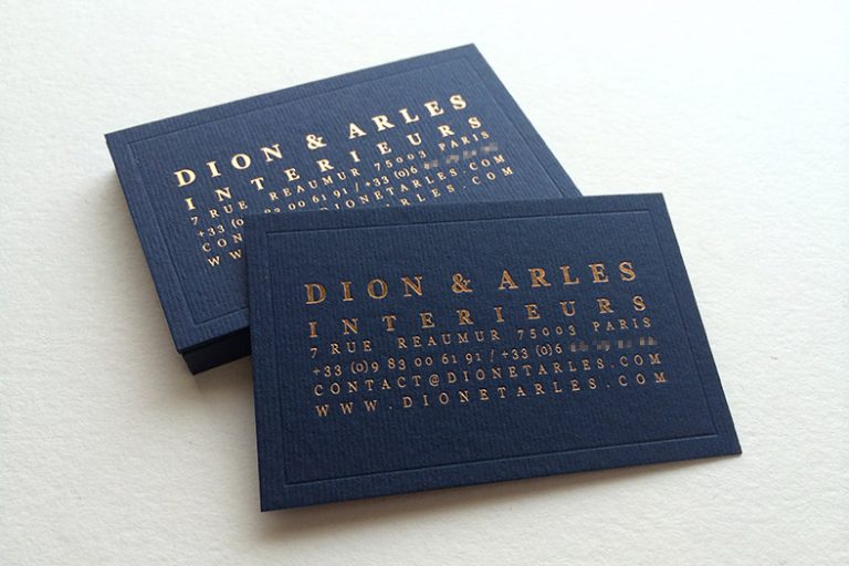 Badcass - Carte de visite en letterpress - Intérieurs