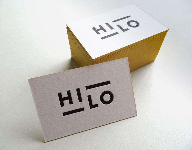 Badcass - Carte de visite en letterpress - Concept store