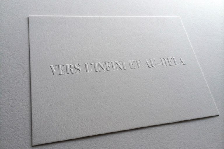 Badcass - Invitation en letterpress - Exposition et vernissage