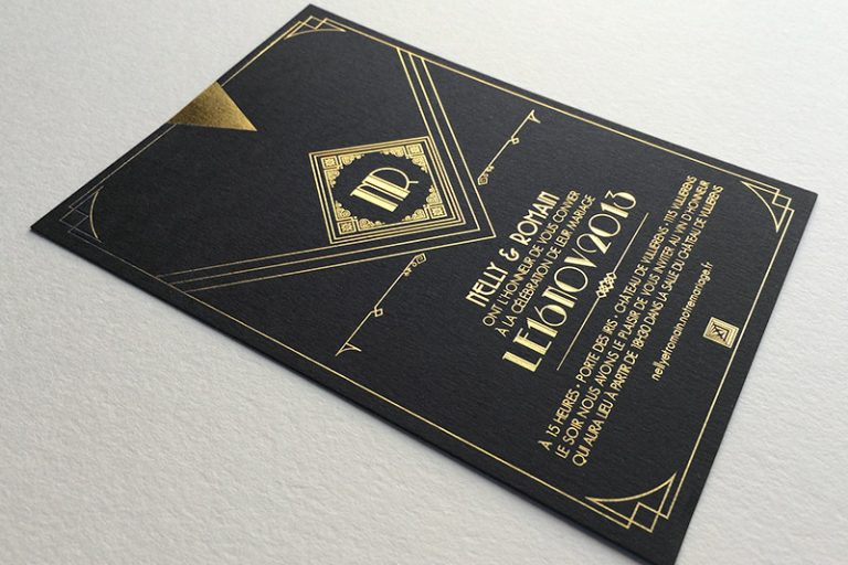 Badcass - Faire-part de mariage en letterpress