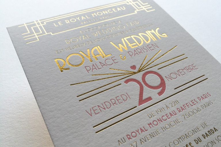 Badcass - Invitation en letterpress - Salon du mariage