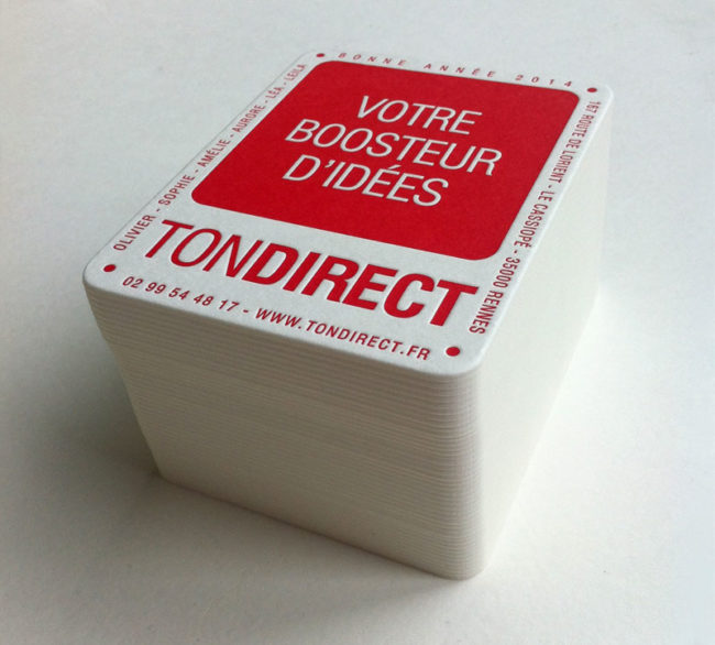 Badcass - Carte de vœux - Bureau de fabrication