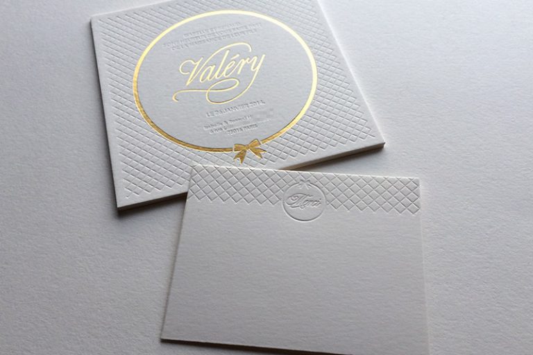 Badcass - Faire-part de naissance et carte de remerciement en letterpress